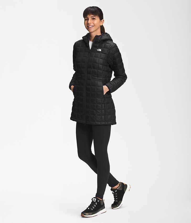 The North Face ThermoBall™ Eco Parka Dame Sort | DK XDHPV