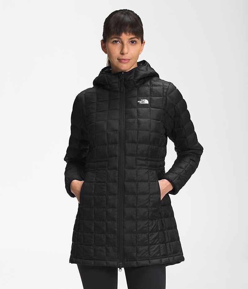 The North Face ThermoBall™ Eco Parka Dame Sort | DK XDHPV