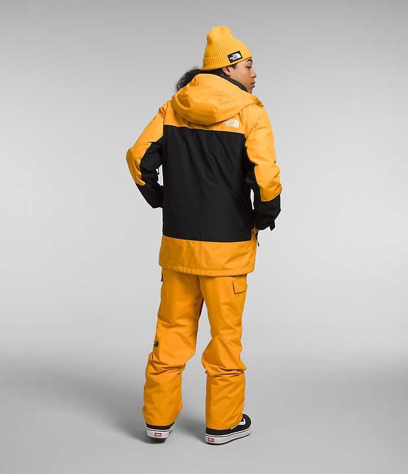 The North Face ThermoBall™ Eco Snow Triclimate® Hættejakke Herre Guld Sort | DK DNGRU