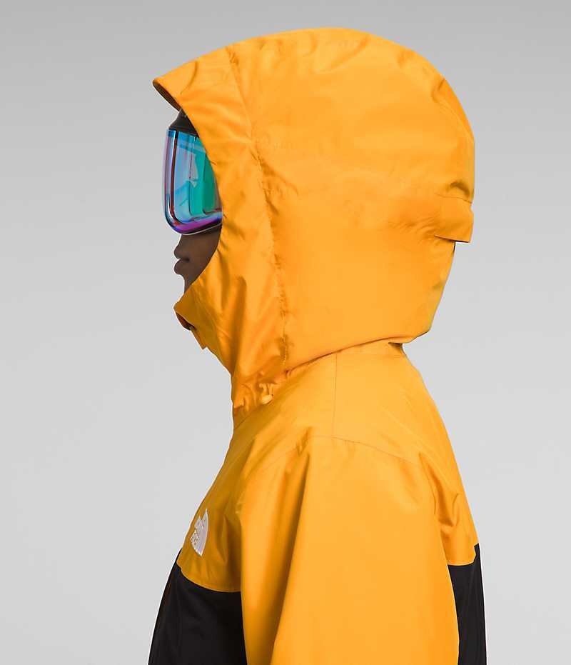 The North Face ThermoBall™ Eco Snow Triclimate® Hættejakke Herre Guld Sort | DK DNGRU