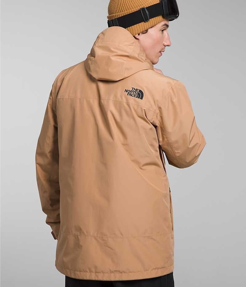 The North Face ThermoBall™ Eco Snow Triclimate® Hættejakke Herre Khaki | DANMARK PBAQD