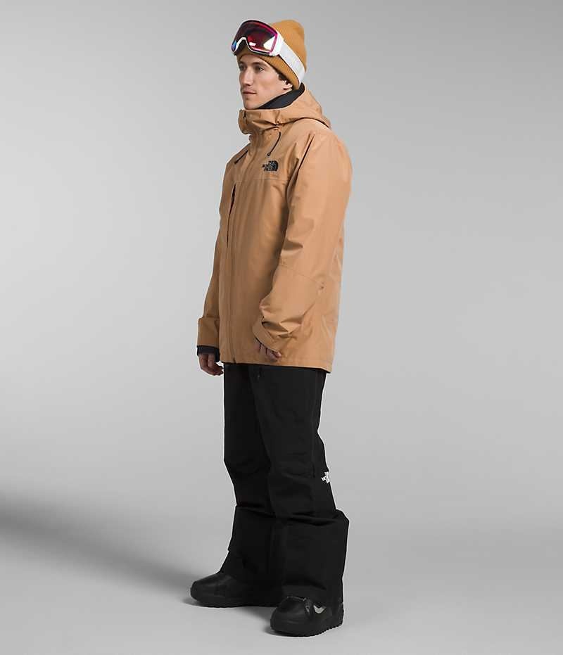 The North Face ThermoBall™ Eco Snow Triclimate® Hættejakke Herre Khaki | DANMARK PBAQD