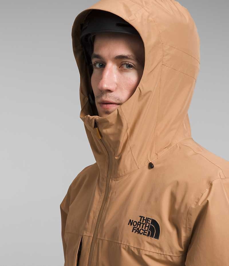 The North Face ThermoBall™ Eco Snow Triclimate® Hættejakke Herre Khaki | DANMARK PBAQD