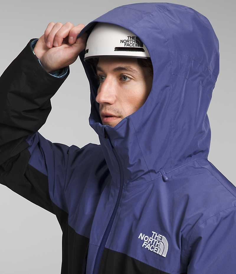 The North Face ThermoBall™ Eco Snow Triclimate® Hættejakke Herre Blå Sort | DK WSKOG