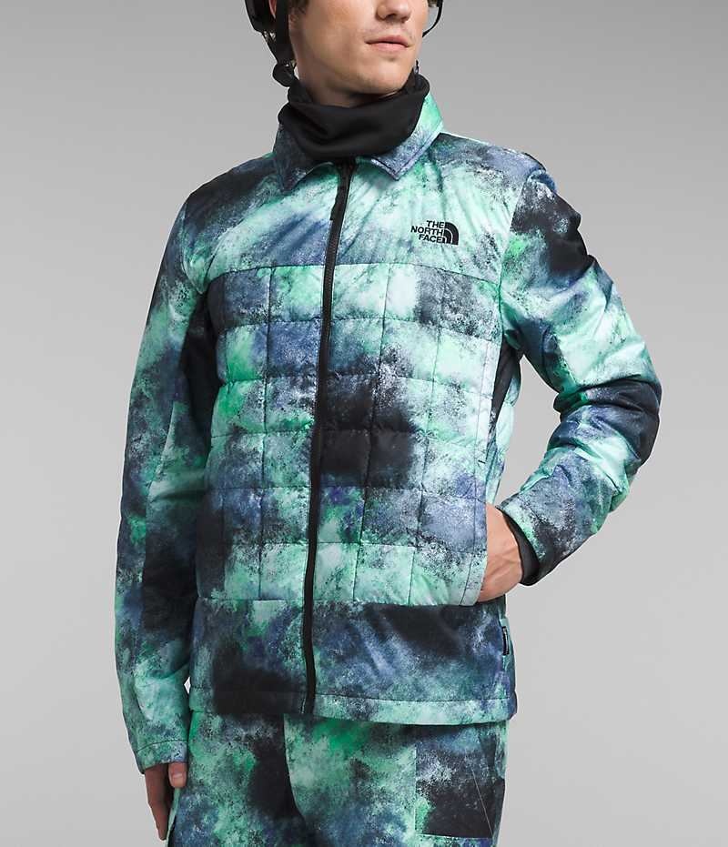 The North Face ThermoBall™ Eco Snow Triclimate® Hættejakke Herre Blå Sort | DK WSKOG