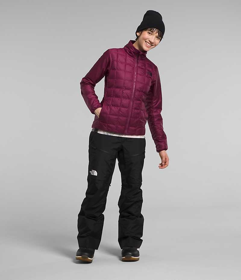 The North Face ThermoBall™ Eco Snow Triclimate® Isolerede Jakker Dame Fuchsia | DANMARK YVSBK