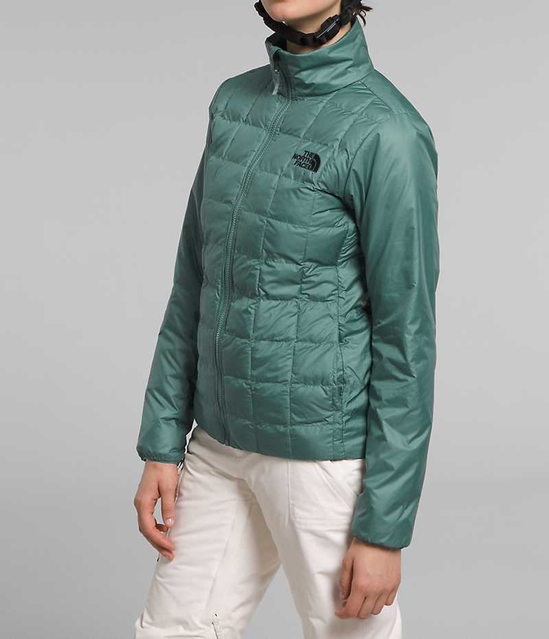 The North Face ThermoBall™ Eco Snow Triclimate® Isolerede Jakker Dame Grøn | DANMARK ZGHCK