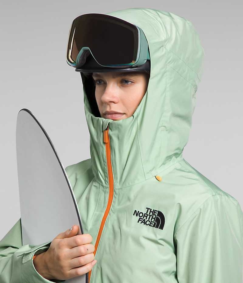 The North Face ThermoBall™ Eco Snow Triclimate® Isolerede Jakker Dame Mintgrønne | DK MZHWP