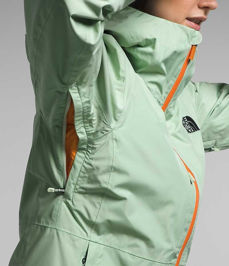 The North Face ThermoBall™ Eco Snow Triclimate® Isolerede Jakker Dame Mintgrønne | DK MZHWP