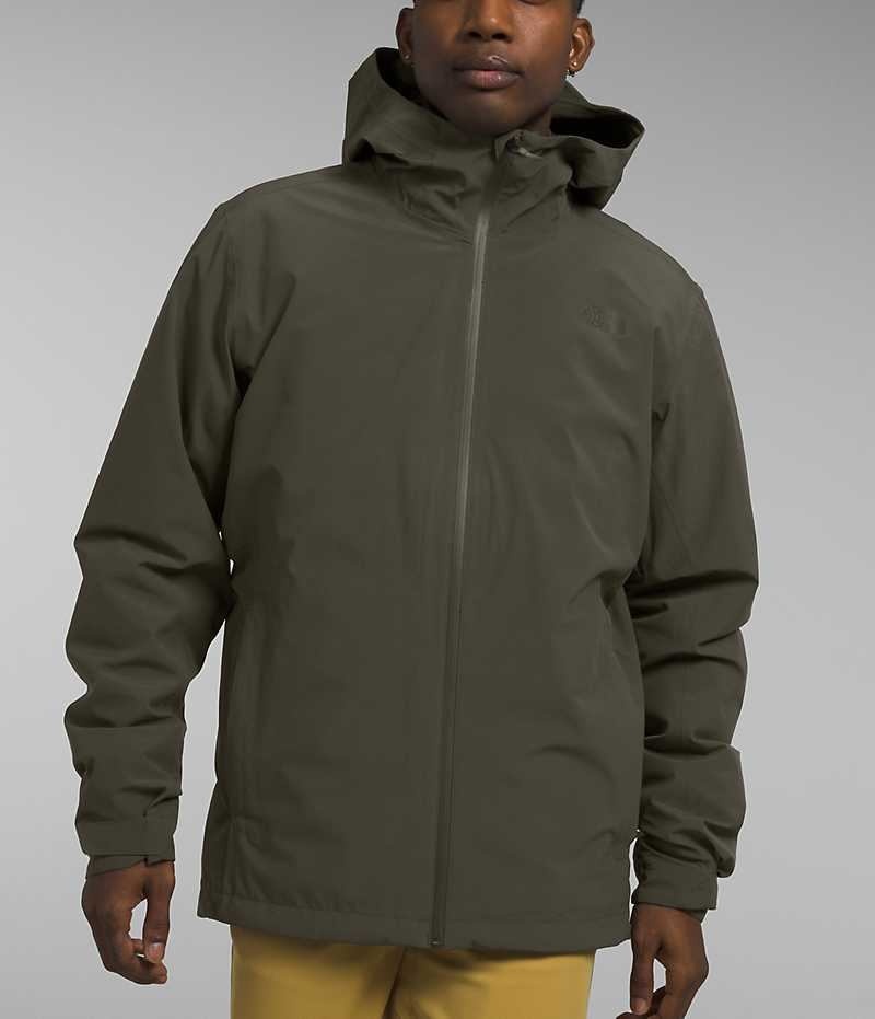 The North Face ThermoBall™ Eco Triclimate® Isolerede Jakker Herre Olivengrøn | DK XBEGL