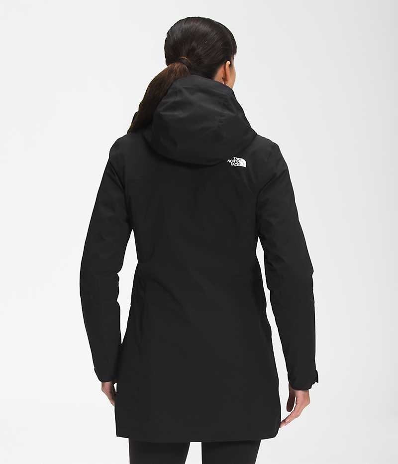 The North Face ThermoBall™ Eco Triclimate® Parka Dame Sort | DANMARK RBUOM