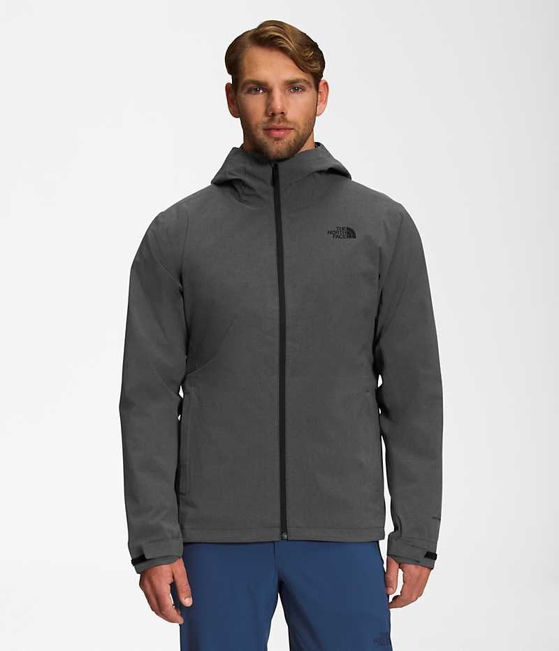 The North Face ThermoBall™ Eco Triclimate® Isolerede Jakker Herre Mørkegrå | DK RHIYG