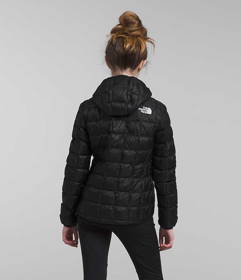 The North Face ThermoBall™ Hætte Dunjakke Pige Sort | DANMARK OVFNR