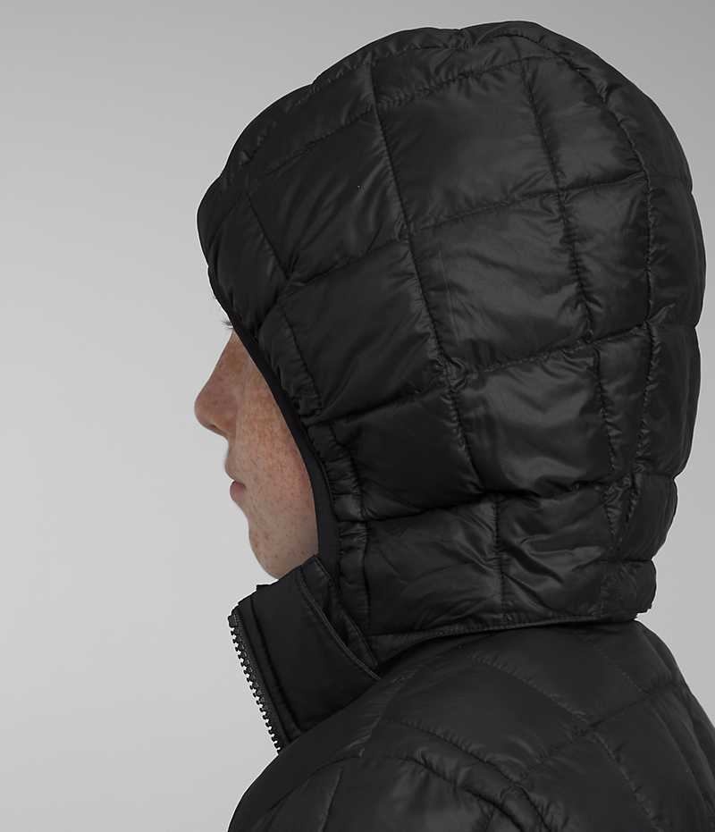 The North Face ThermoBall™ Hætte Dunjakke Drenge Sort | DK LAYPJ