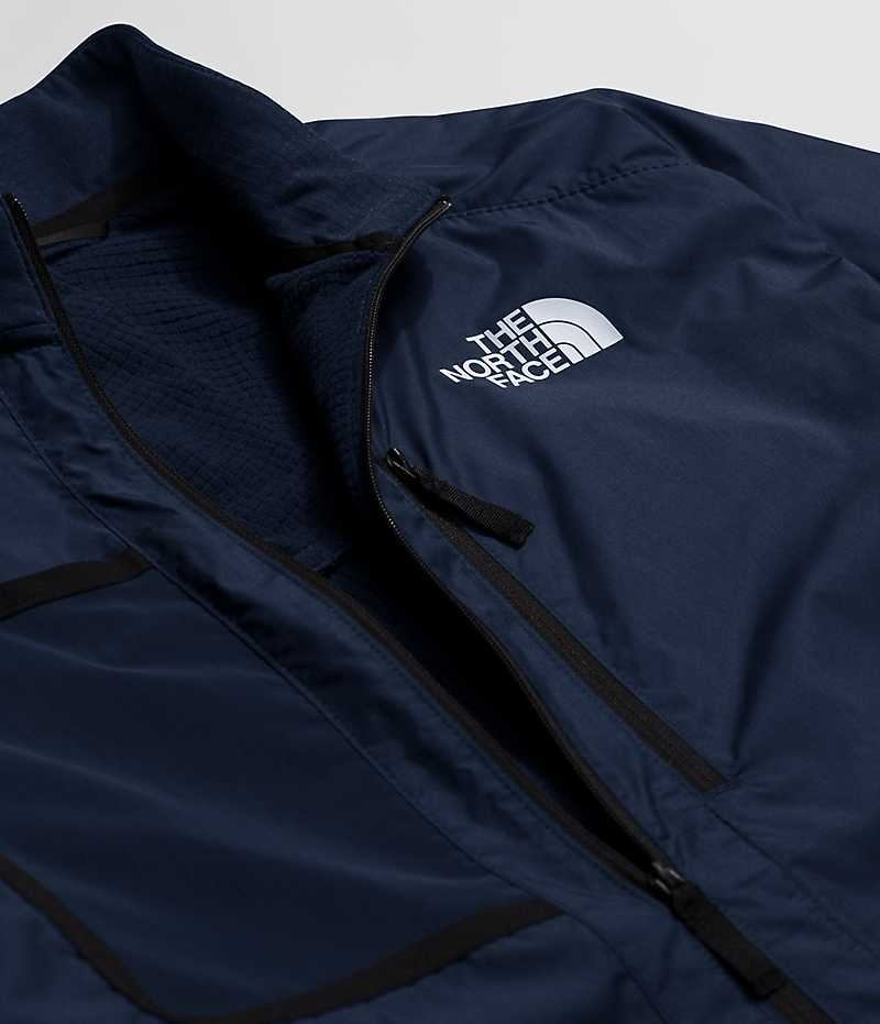 The North Face Trailwear Vinter Warm Overshirt T-Shirt Herre Mørkeblå | DK MNREI