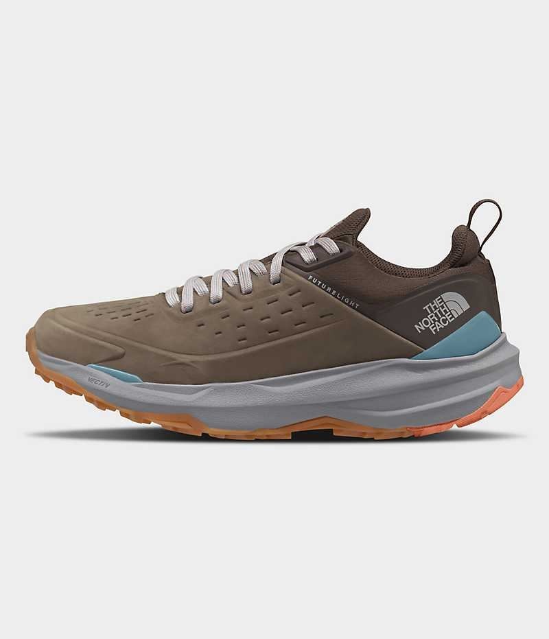 The North Face VECTIV Exploris 2 FUTURELIGHT™ Læder Shoes Vandresko Dame Brune | DANMARK FXHMU