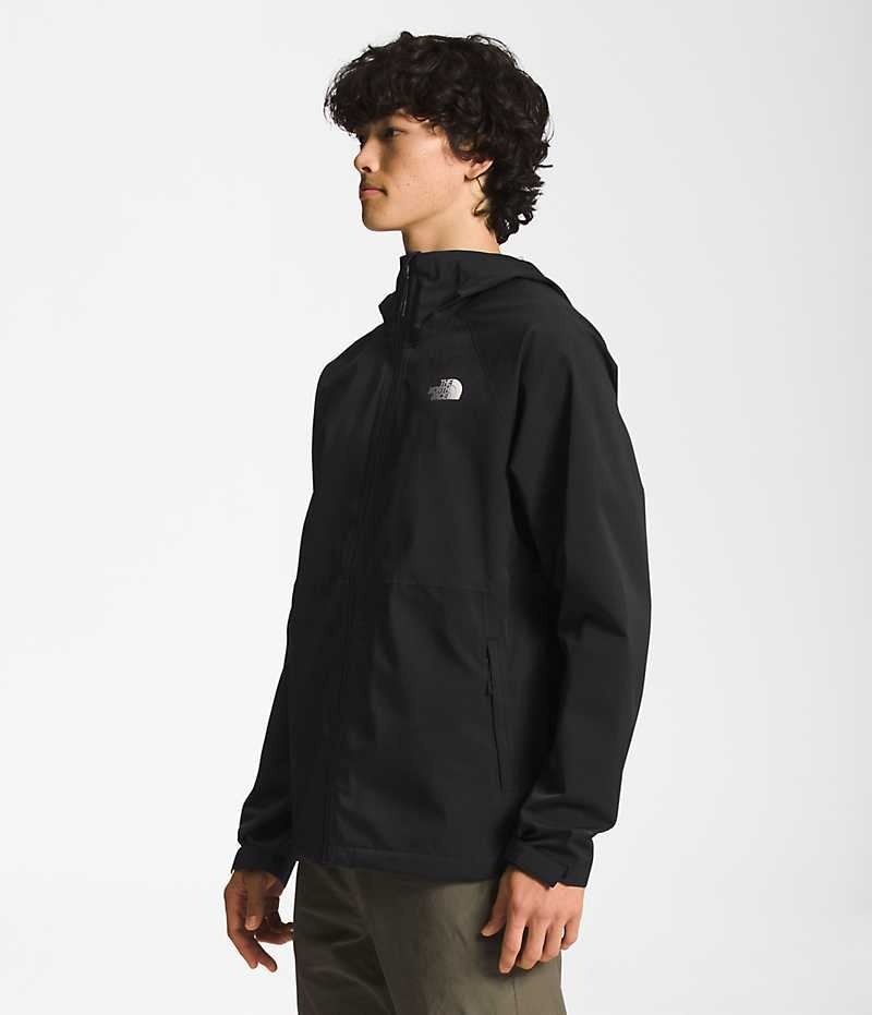 The North Face Valle Vista Stretch Regnjakke Herre Sort | DANMARK XHWRA