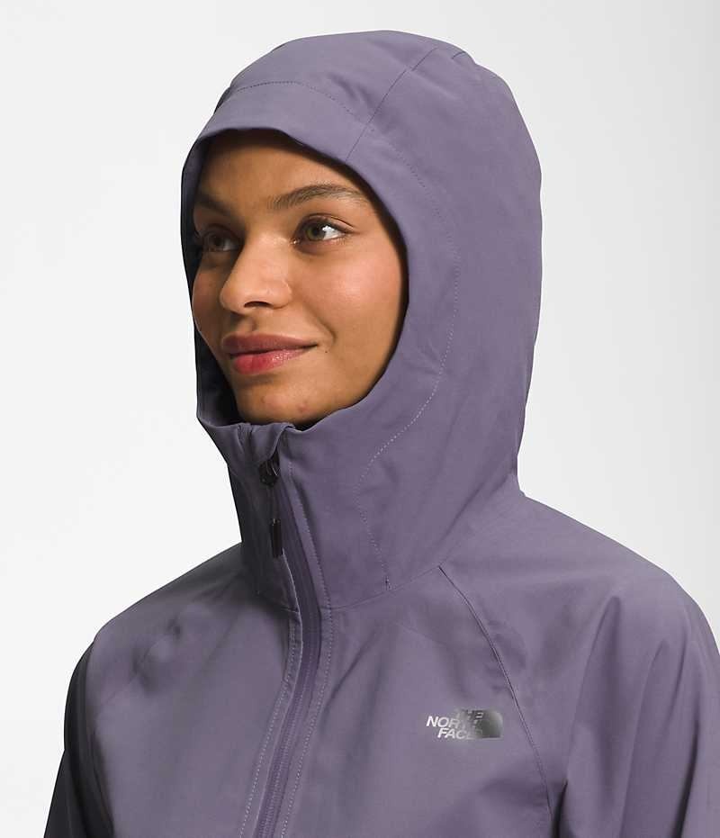 The North Face Valle Vista Stretch Regnjakke Dame Lilla | DK AFSLO