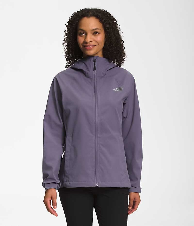 The North Face Valle Vista Stretch Regnjakke Dame Lilla | DK AFSLO