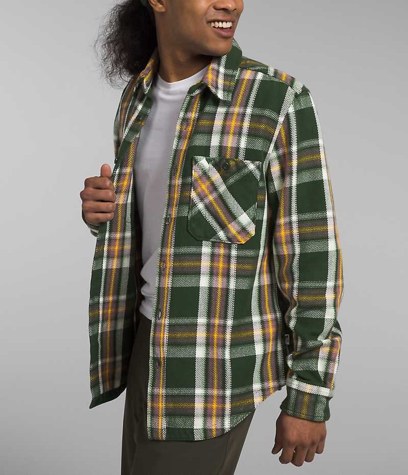 The North Face Valley Twill Flannel Skjorte Herre Flerfarvede | DK HIRKM