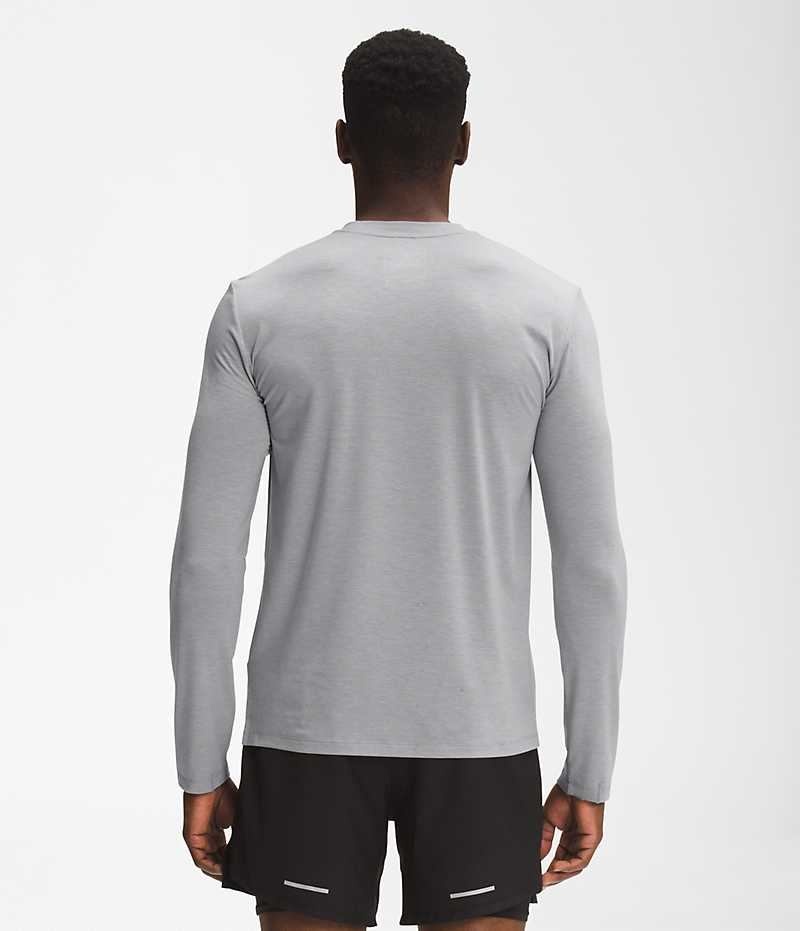 The North Face Wander Long Sleeve T-Shirt Herre Grå | DK SLOAW