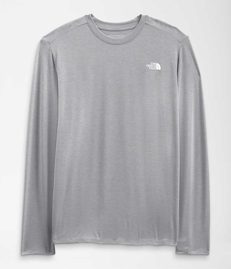 The North Face Wander Long Sleeve T-Shirt Herre Grå | DK SLOAW