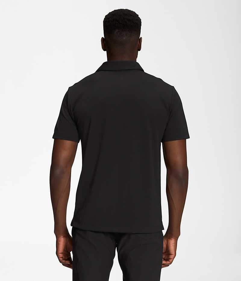 The North Face Wander Poloshirt Herre Sort | DK EQOXT