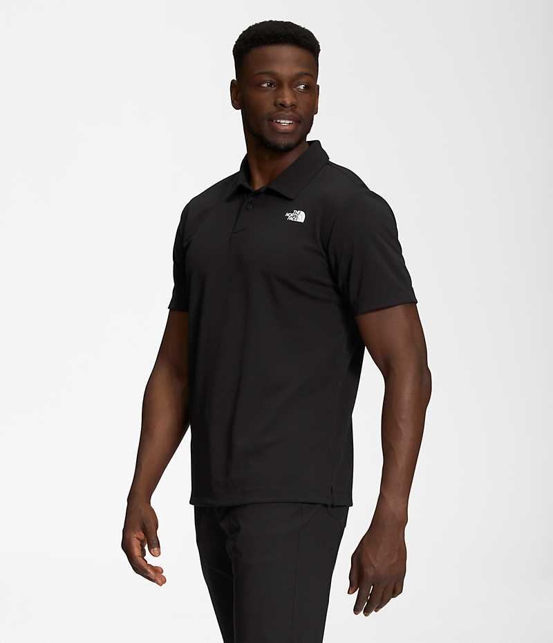 The North Face Wander Poloshirt Herre Sort | DK EQOXT